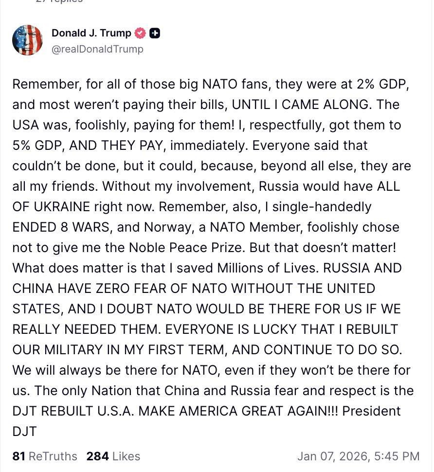 Без моего участия Россия сейчас владела бы всей Украиной — Трамп