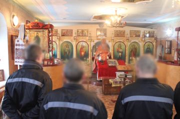 В храме при ИК-7 отметили престольный праздник