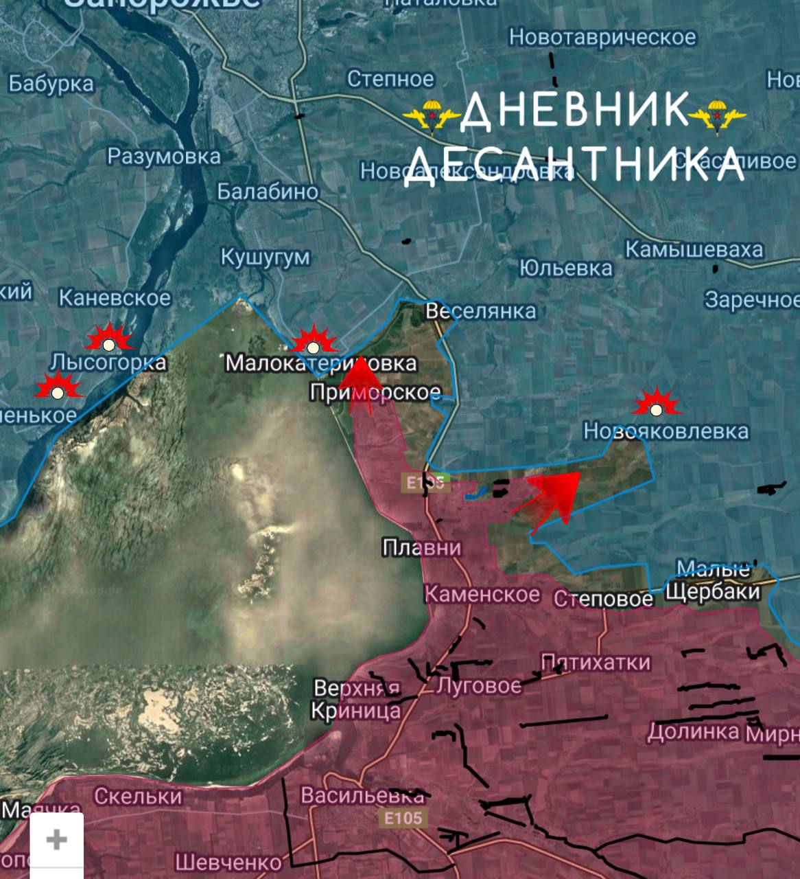 Краткая фронтовая сводка по направлениям от "Дневника десантника"