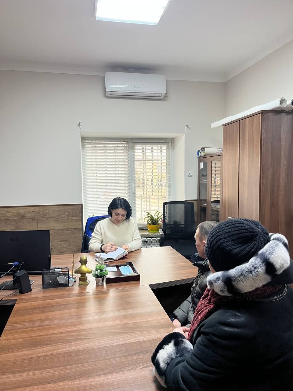 Роман Конев: 12 января 2026 года депутаты Горловского городского совета от фракции «Единая Россия» — Инает Розводова и Максим Лебедев провели встречи с населением