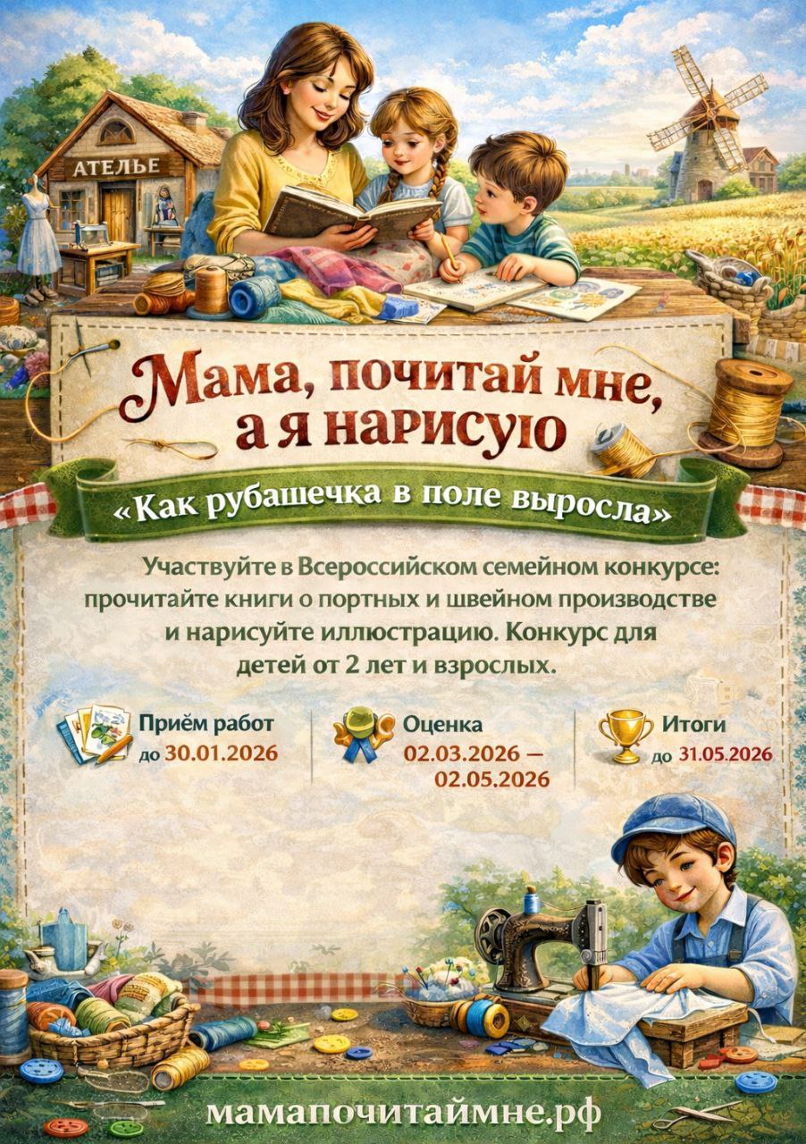 Конкурс «Мама, почитай мне, а я нарисую»