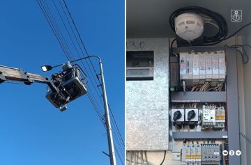 Энергетики проверили работу сетей наружного освещения в Приморском районе Мариуполя