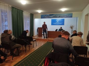 Первый заместитель Главы Администрации Тельмановского округа провел встречу с трудовым коллективом филиала «Вода Донбасса»