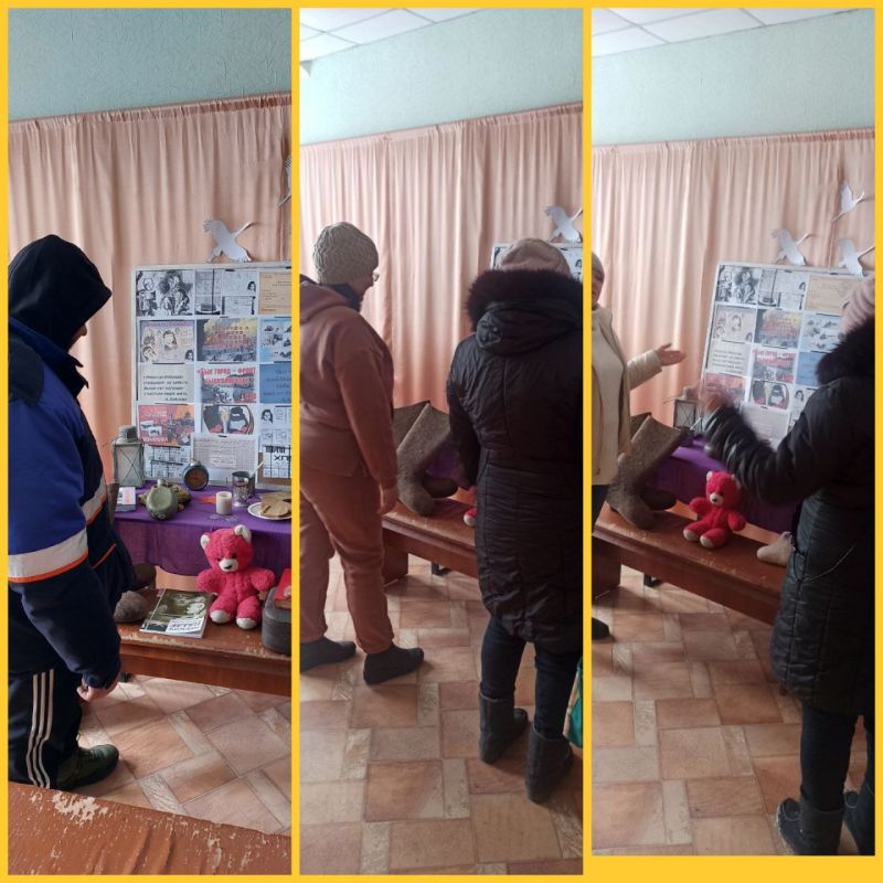 23.01.2026 г. в музее истории п. Благодатное прошла выставка «Был город-фронт, была блокада», в преддверии Дня снятия блокады Ленинграда (1944г) 23.01.2026 г. в музее истории п. Благодатное прошла выставка «Был город-фронт, была блокада», в преддверии Дня снятия блокады Ленинграда (1944г)