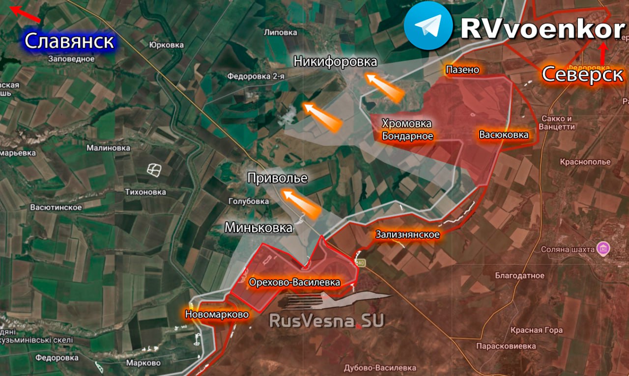 Армия России продолжает прорываться к Славянску: начались штурмы Приволья и Никифоровки!