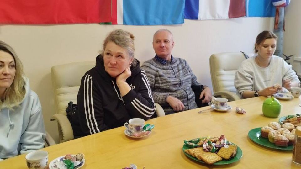 Киногостиная в офисе КСВО ДНР в честь Сталинградской победы Киногостиная в офисе КСВО ДНР в честь Сталинградской победы