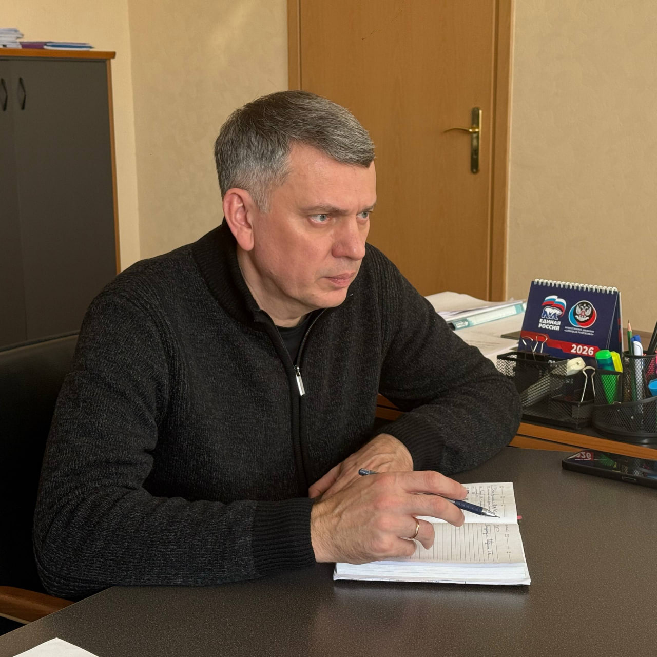 Ирина Кутенко: Рад был познакомиться с руководителем регионального отделения «Народный фронт» в Донецкой Народной Республике Сергеем Самохиным