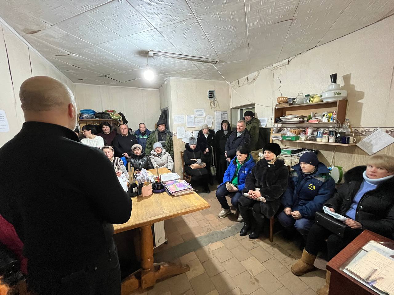 Сергей Желновач: Встретился с трудовым коллективом Светлодарского участка КП «Вода Донбасса»