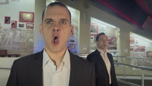 Артисты музыкально-драматического театра имени М.М. Бровуна приняли участие во Всероссийской хоровой акции, посвященной Дню защитника Отечества и Году единства народов России