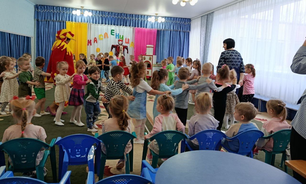 В ГБДОУ "ДЕТСКИЙ САД № 186 Г.О. МАКЕЕВКА" ДНР состоялся праздник "Широкая Масленица" с целью реализации партийного проекта "Культура малой Родины"