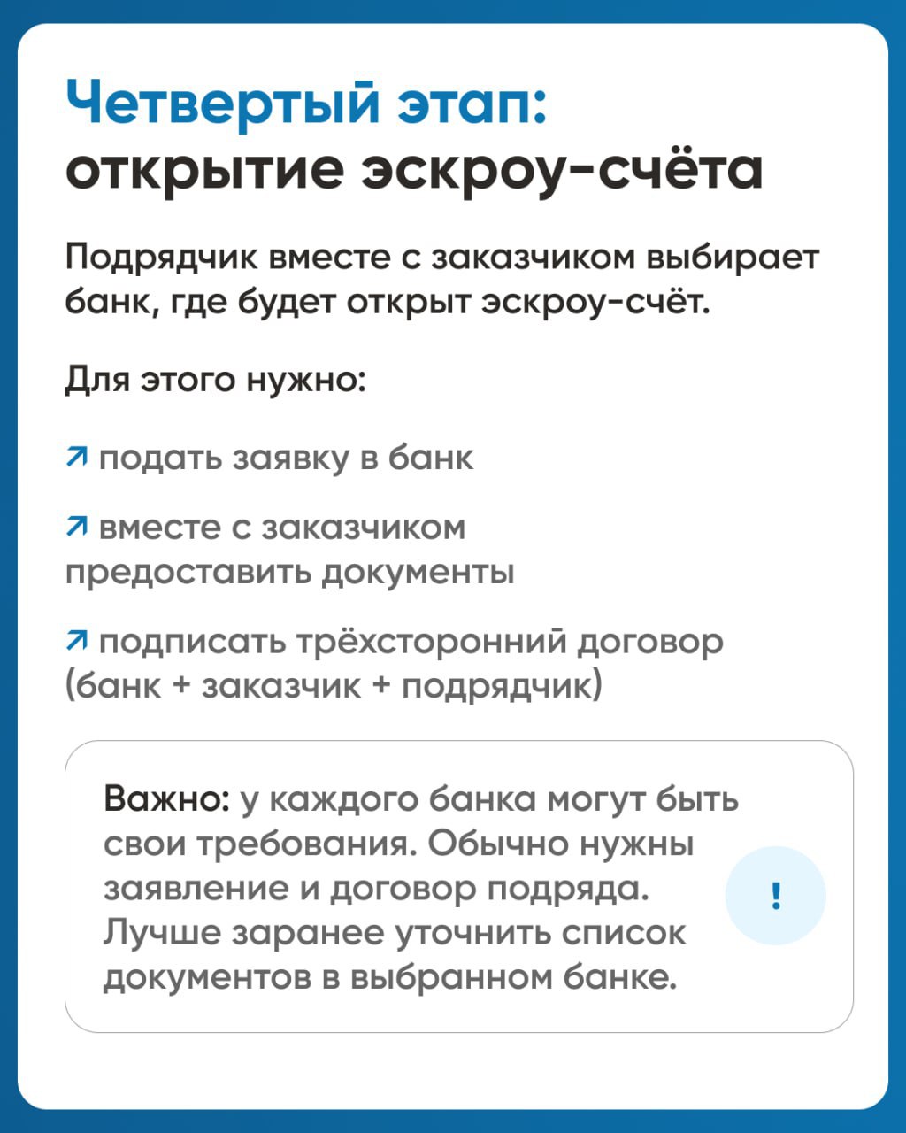 Как подрядчику начать строить с эскроу Как подрядчику начать строить с эскроу