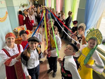 Учащиеся общеобразовательных организаций городского округа Макеевка в течение недели шумно и весело провожали зиму