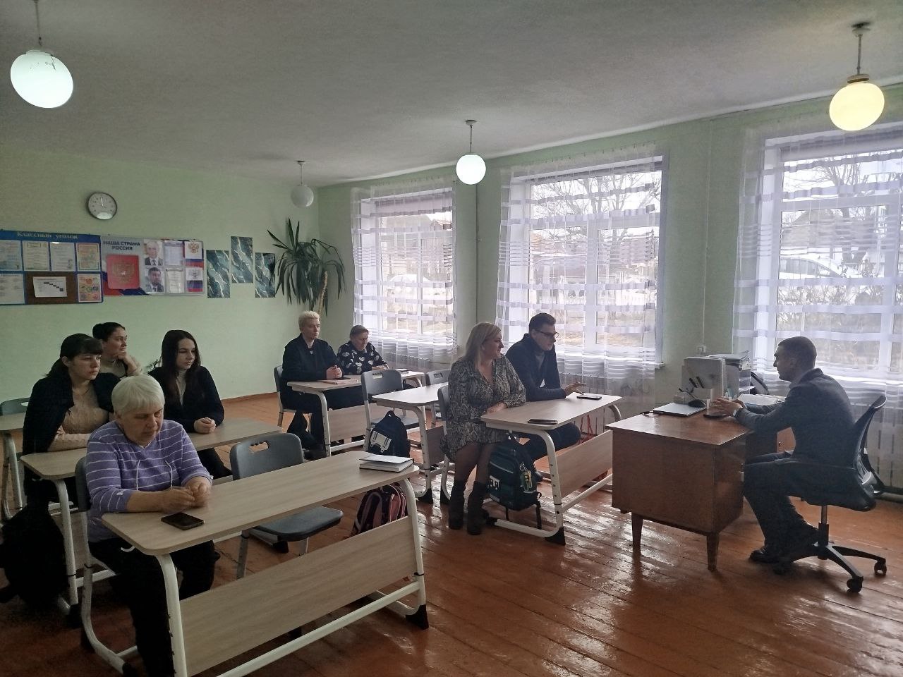 Встреча с трудовым коллективом Придорожненской школы Встреча с трудовым коллективом Придорожненской школы