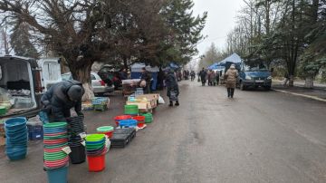 В посёлке Старобешево состоялась выездная торговая ярмарка