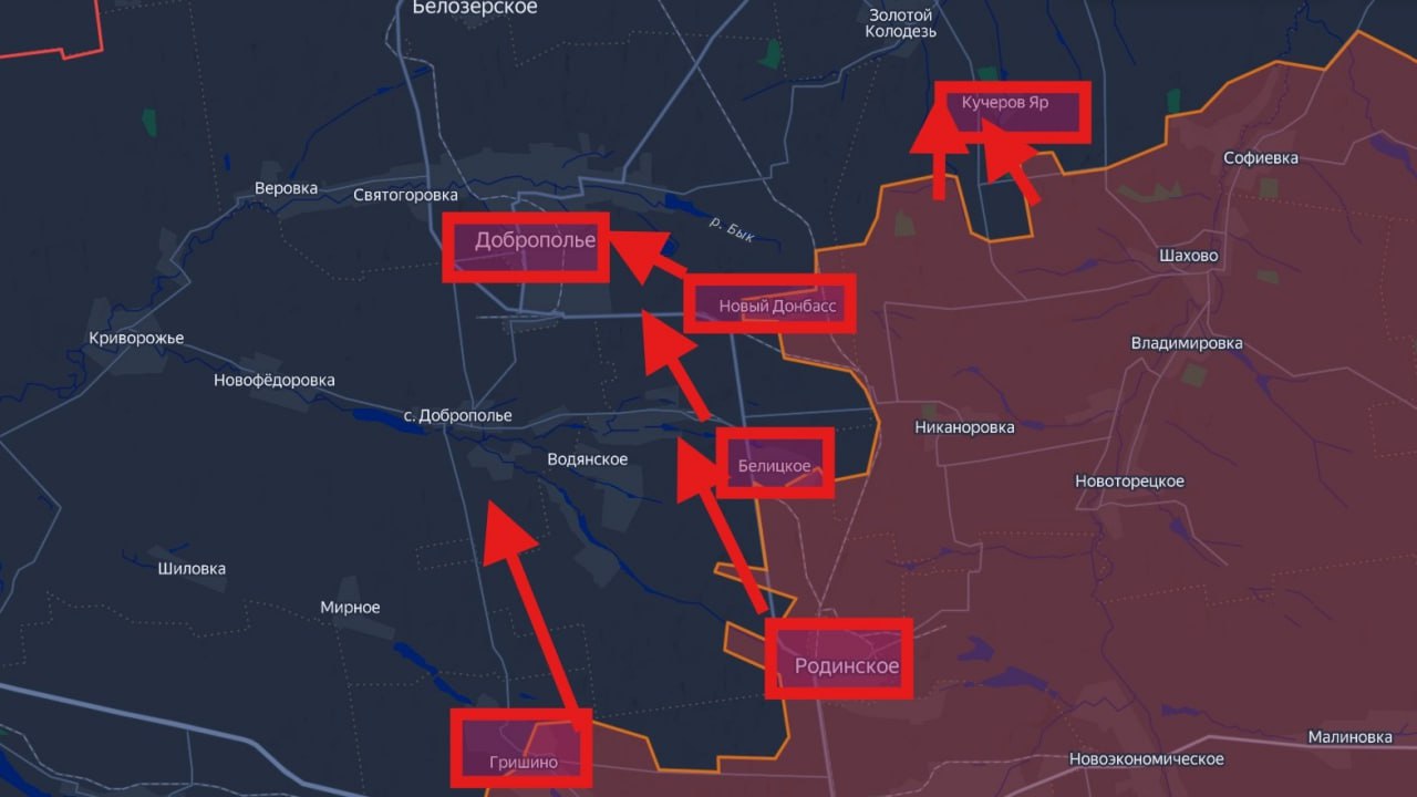 #Сводка о ходе освобождения оккупированной части ДНР на утро 25 февраля