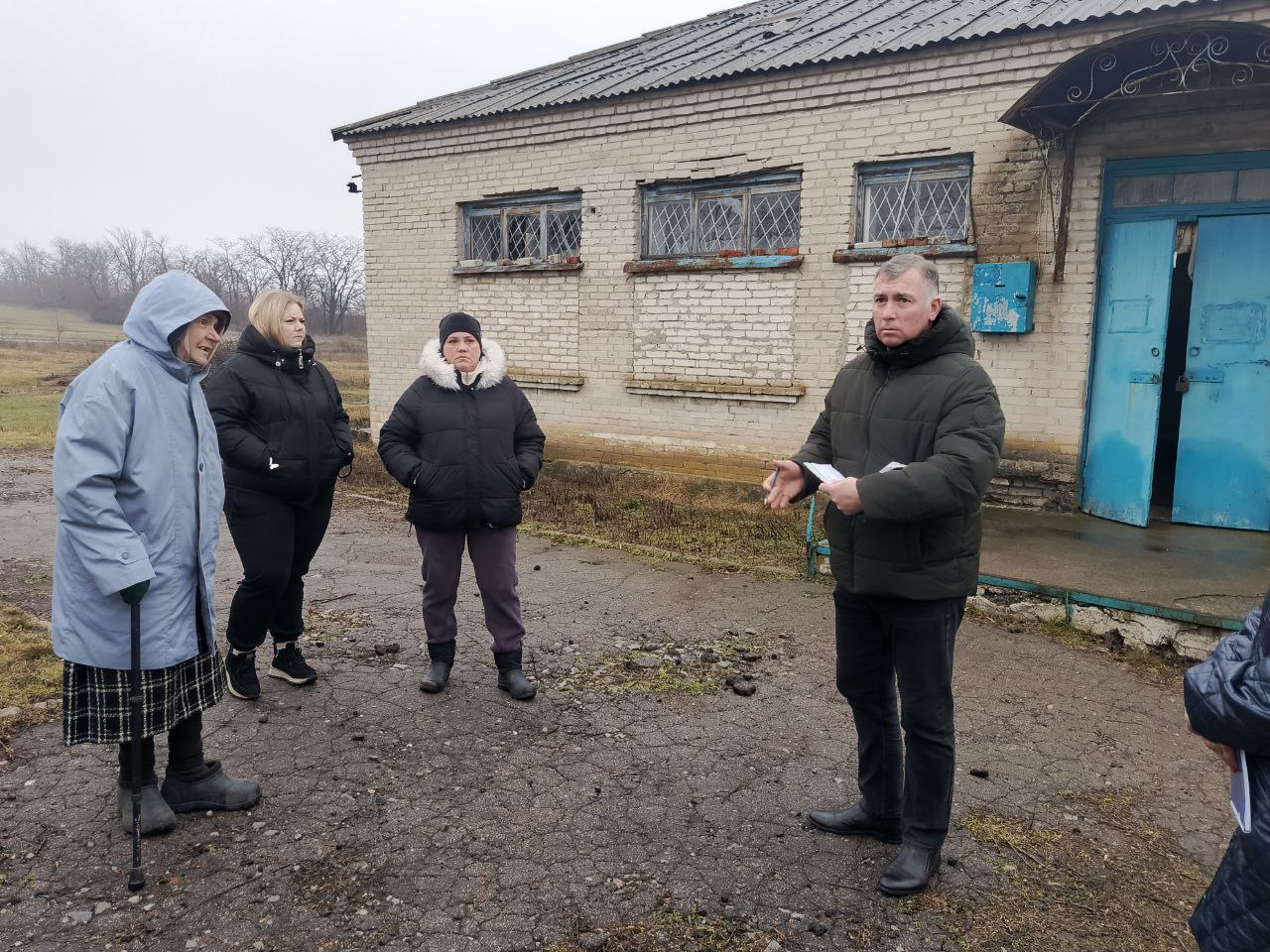 Встреча с жителями с. Шевченко