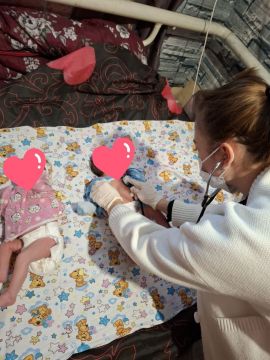 Сотрудниками Чермалыкской амбулатории ОПСМ был осуществлён выезд к новорождённым детям из многодетной семьи с.Чермалык