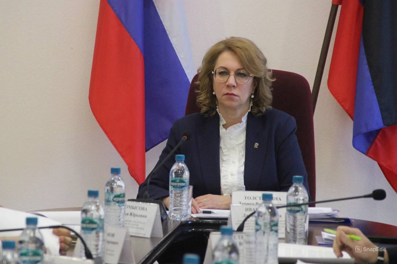 Лариса Толстыкина: Провели очередное заседание Республиканской комиссии по делам несовершеннолетних и защите их прав в ДНР