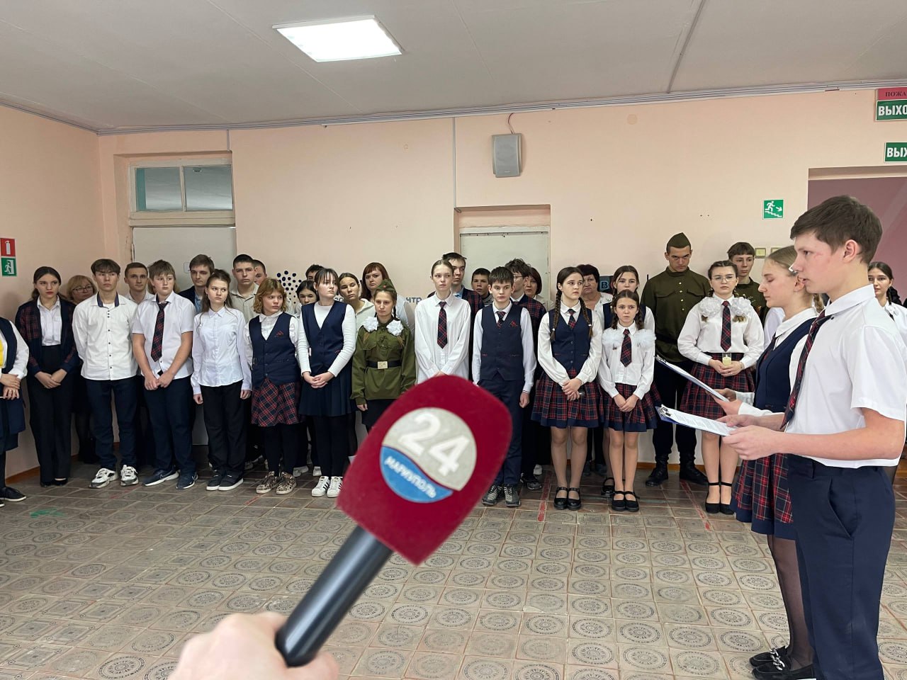 В Старченковской школе состоялось торжественное открытие Парты Героя, посвящённой памяти Дмитрия Анатольевича Трофимова — участника специальной военной операции