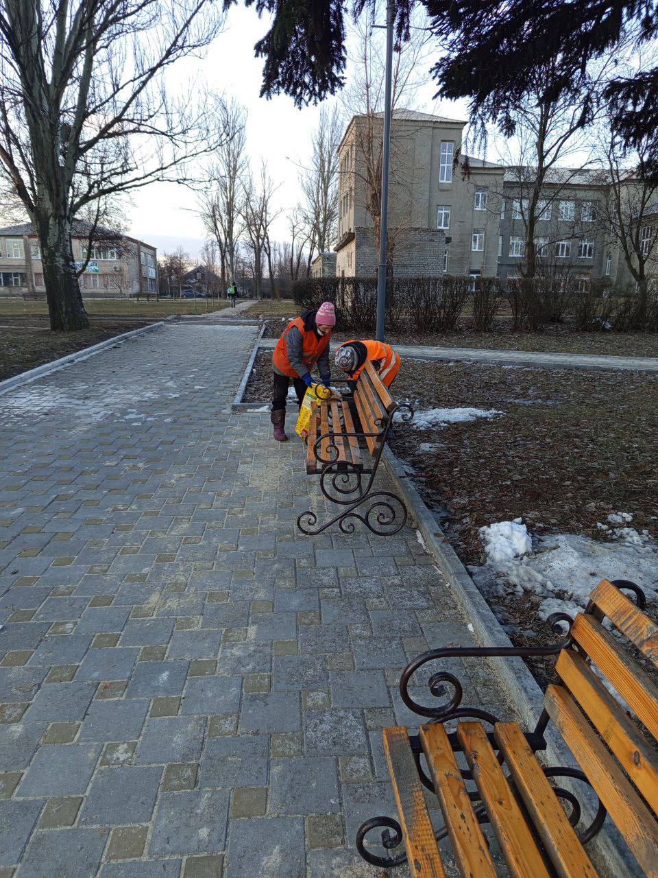 Александр Пеняев: За 27.02.2026 работниками МУП АГЯ "ЖЭК" выполнена уборка территорий в г. Ясиноватая Александр Пеняев: За 27.02.2026 работниками МУП АГЯ "ЖЭК" выполнена уборка территорий в г. Ясиноватая