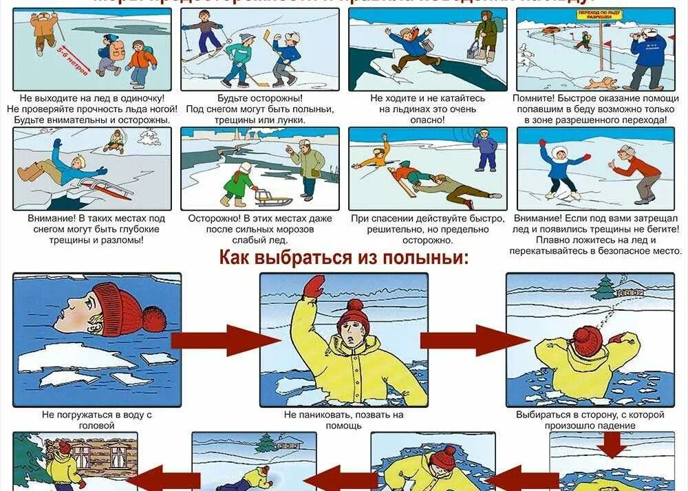 С наступлением низких температур повышается риск чрезвычайных ситуаций на водоемах