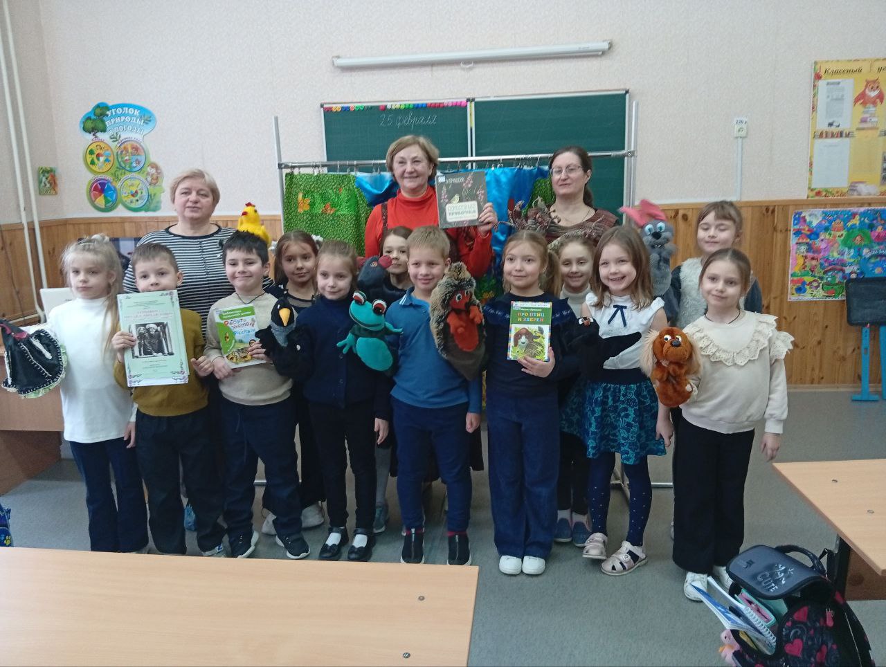 Ожившие рассказы Пришвина. 25 февраля сотрудники отдела искусств Донецкой республиканской библиотеки для детей имени С.М