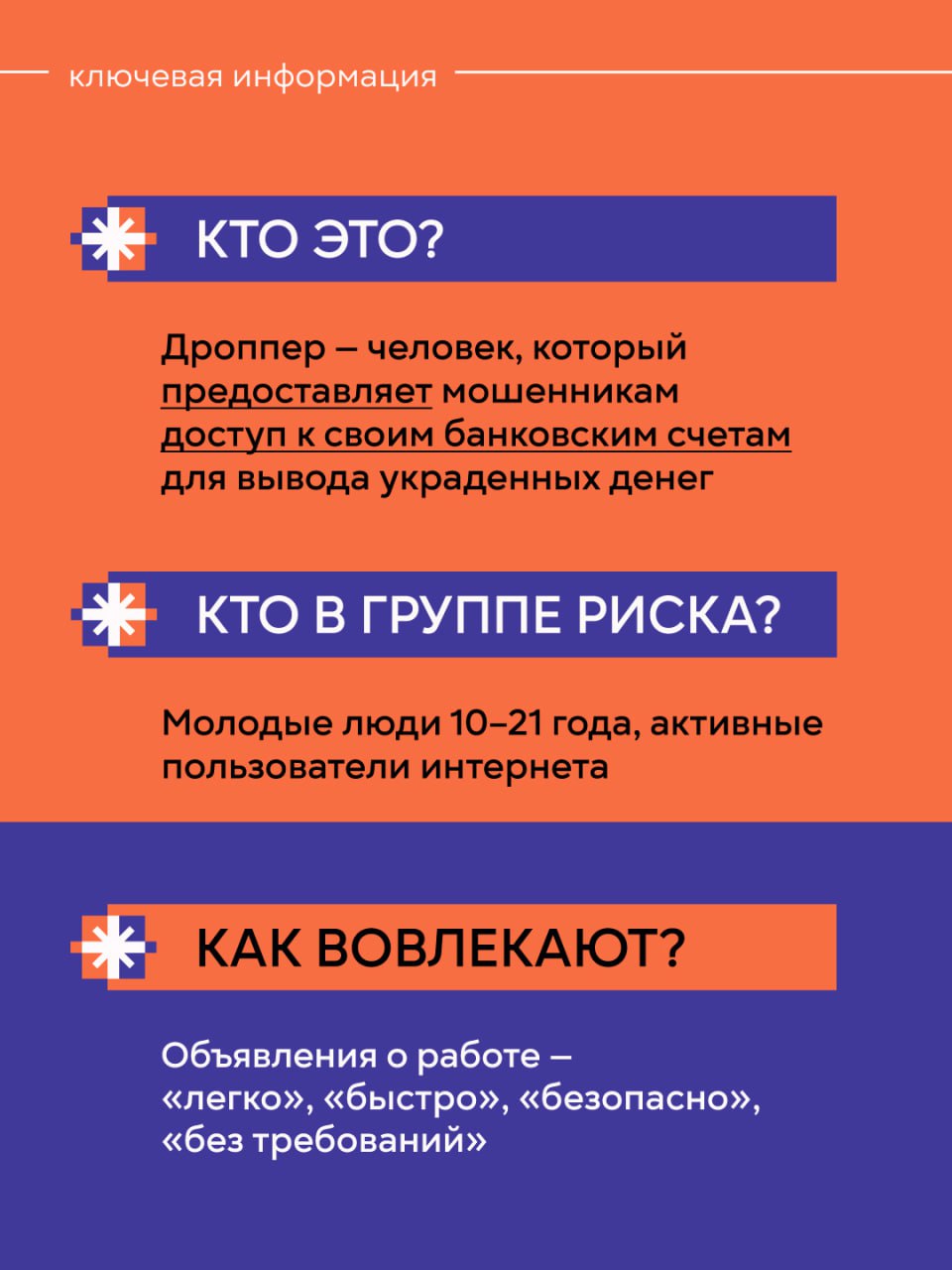 Банк России совместно с МВД, Росмолодежью, ОНФ и платформой «Мошеловка.РФ» запустил новую информационную кампанию против кибермошенничества «АнтиДроп» Банк России совместно с МВД, Росмолодежью, ОНФ и платформой «Мошеловка.РФ» запустил новую информационную кампанию против кибермошенничества «АнтиДроп»