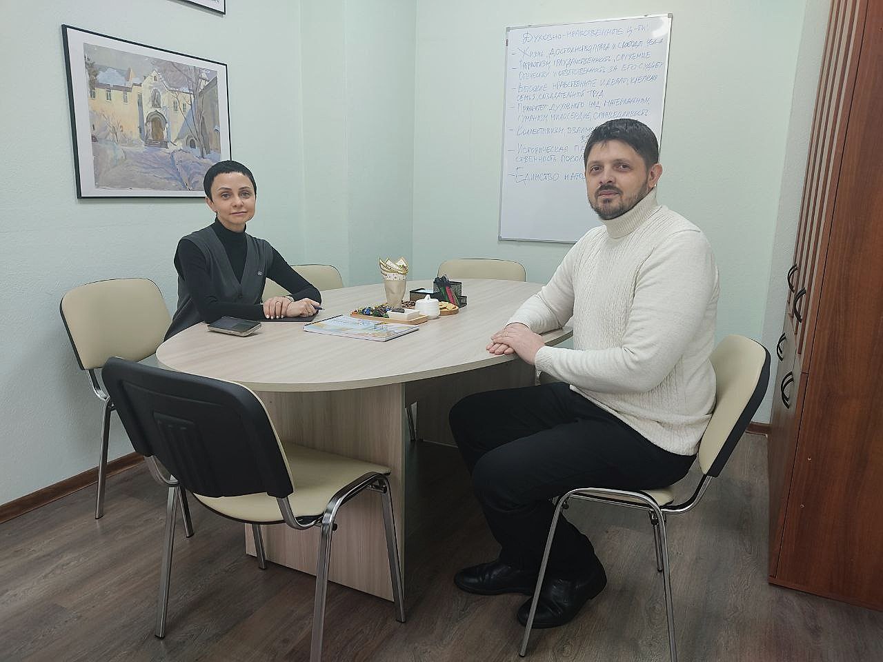 Встреча представителя Шахтерского колледжа кино и телевидения с руководством Московского государственного института культуры Встреча представителя Шахтерского колледжа кино и телевидения с руководством Московского государственного института культуры