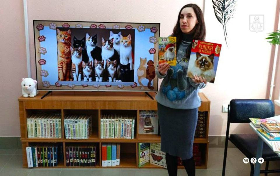 В библиотеках Мариуполя провели праздничные мероприятия ко Дню кошек В библиотеках Мариуполя провели праздничные мероприятия ко Дню кошек