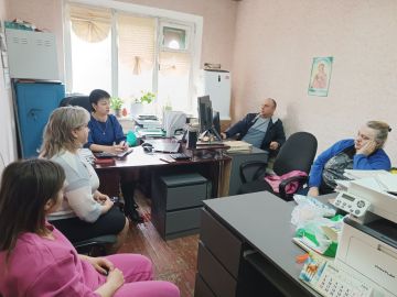 Сегодня в Тельмановском лесхозе прошла встреча трудового коллектива с заместителем главы Администрации