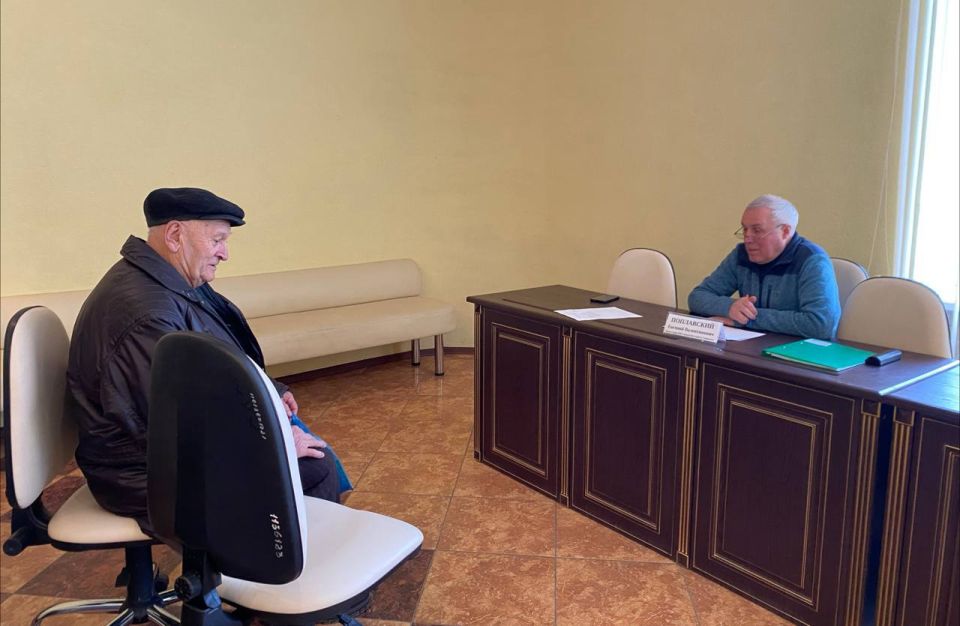 Евгений Поплавский: Провел прием граждан по личным вопросам Евгений Поплавский: Провел прием граждан по личным вопросам