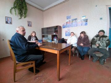 Заместитель Главы Администрации Старобешевского муниципального округа Александр Ретивов провел встречу с населением села Новокатериновка