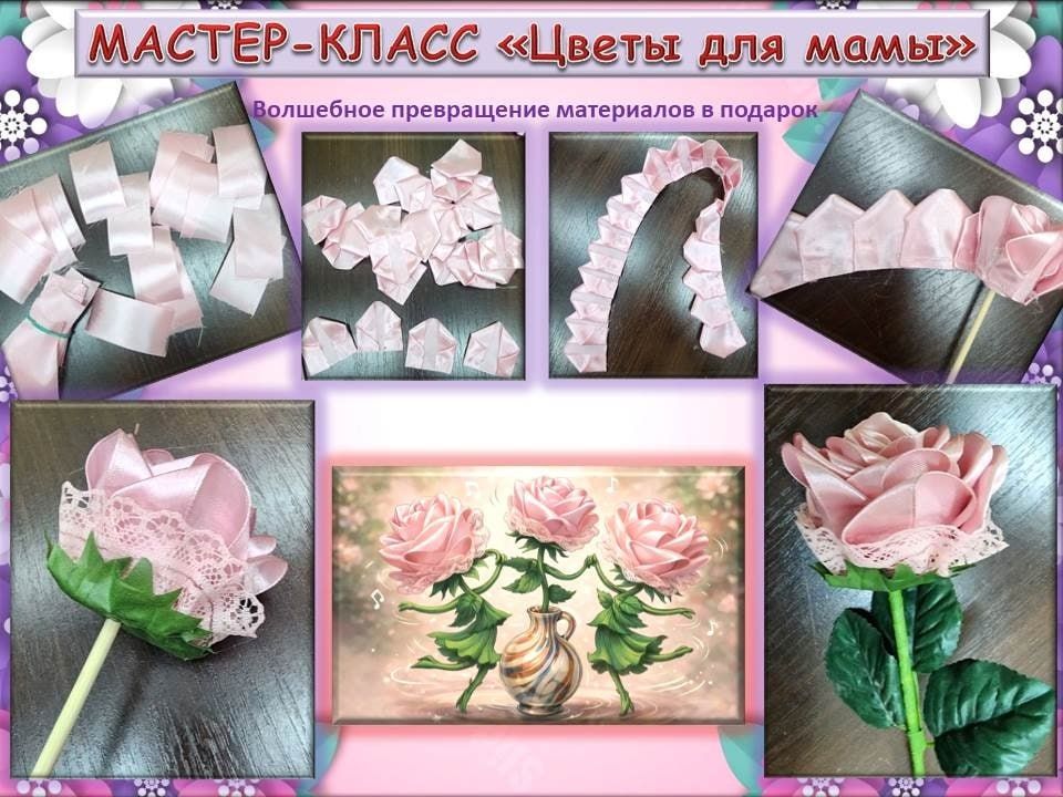 Необычное занятие кружка «Волшебница» Светлодарского ЦДЮТ прошло в формате мастер-класса «Цветы для мамы», приуроченного к празднованию Международного женского дня Необычное занятие кружка «Волшебница» Светлодарского ЦДЮТ прошло в формате мастер-класса «Цветы для мамы», приуроченного к празднованию Международного женского дня