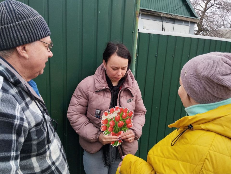 В преддверии Международного женского дня, состоялась акция «Вам любимые» В преддверии Международного женского дня, состоялась акция «Вам любимые»