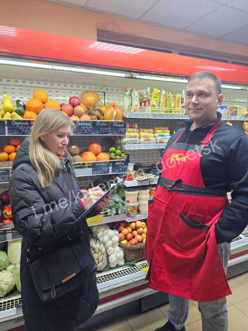 Алексей Кулемзин: Сегодня представители администрации г.о. Донецк вместе с Министерством промышленности и торговли ДНР и Управой Ворошиловского района осуществили мониторинг цен в торговых точках на овощи и яйцо куриное всех... Алексей Кулемзин: Сегодня представители администрации г.о. Донецк вместе с Министерством промышленности и торговли ДНР и Управой Ворошиловского района осуществили мониторинг цен в торговых точках на овощи и яйцо куриное всех...