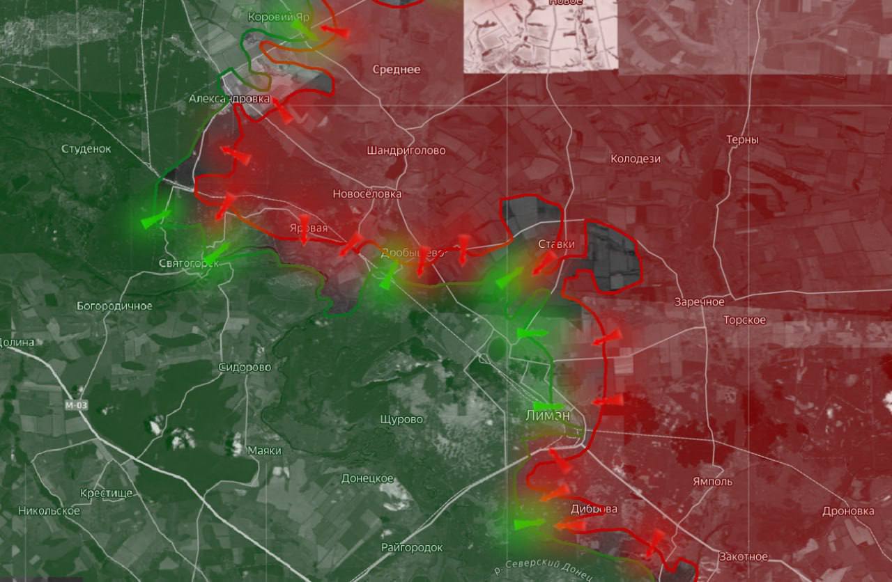 «На Лиманском направлении продолжаются активные бои