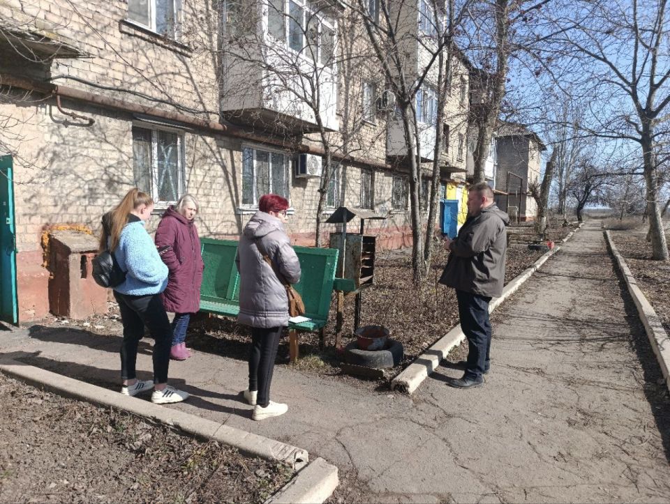 Иван Приходько: В Калининском районе Горловки продолжается избрание старших по домам Иван Приходько: В Калининском районе Горловки продолжается избрание старших по домам