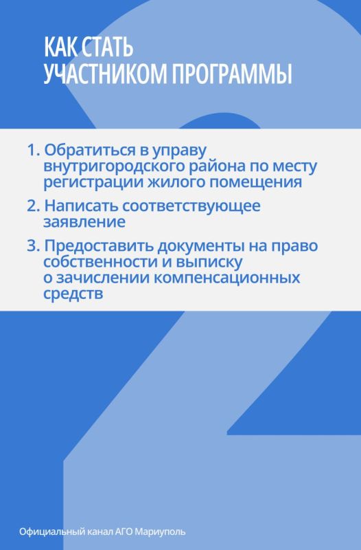 Мариупольцам восстановят квартиры на условиях софинансирования: прием заявлений начался Мариупольцам восстановят квартиры на условиях софинансирования: прием заявлений начался
