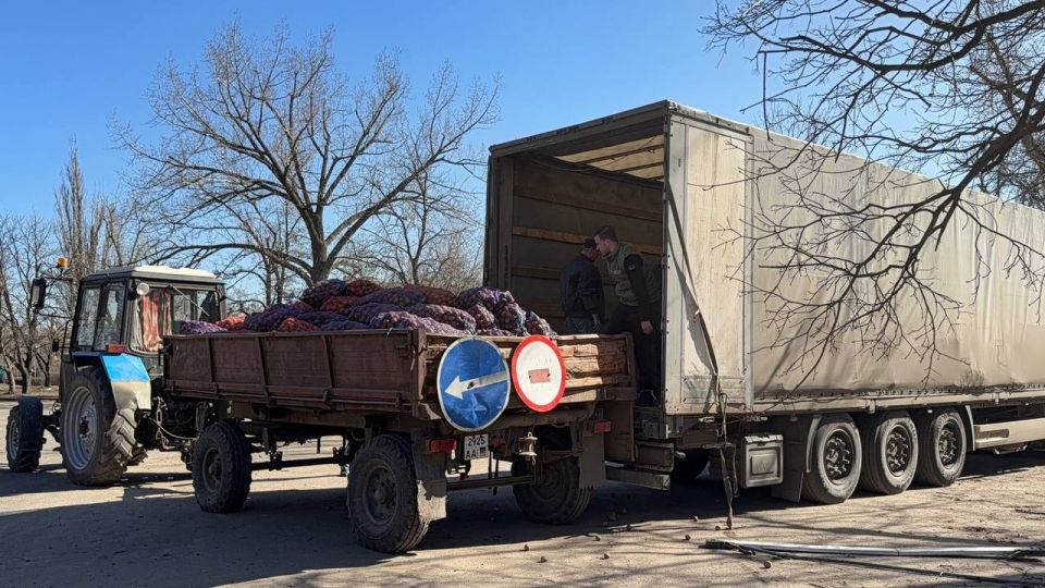 В Ясиноватую поступила очередная партия гуманитарной помощи: груз картофеля общим весом 20 тонн В Ясиноватую поступила очередная партия гуманитарной помощи: груз картофеля общим весом 20 тонн