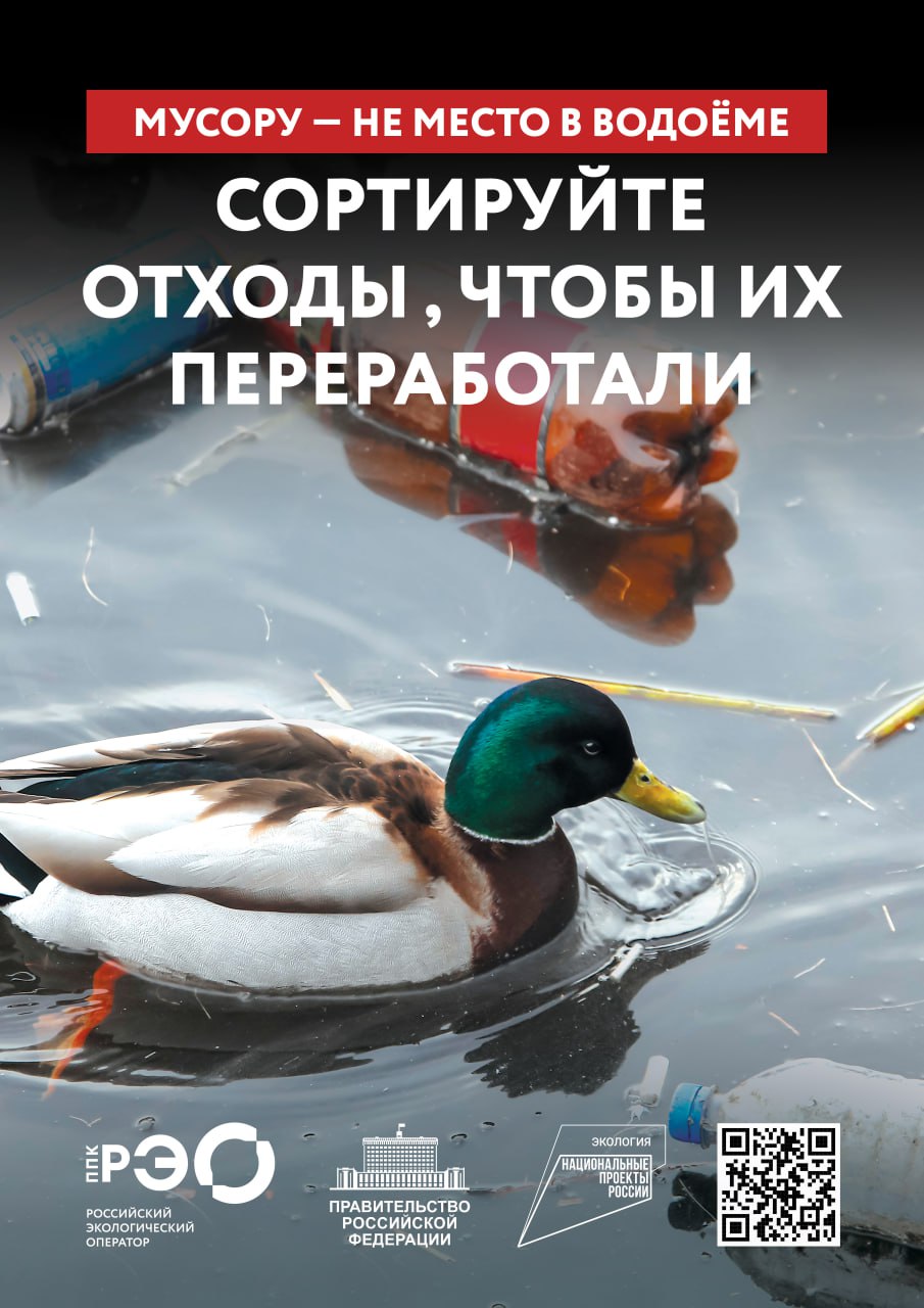 Сортируй отходы, чтобы их переработали