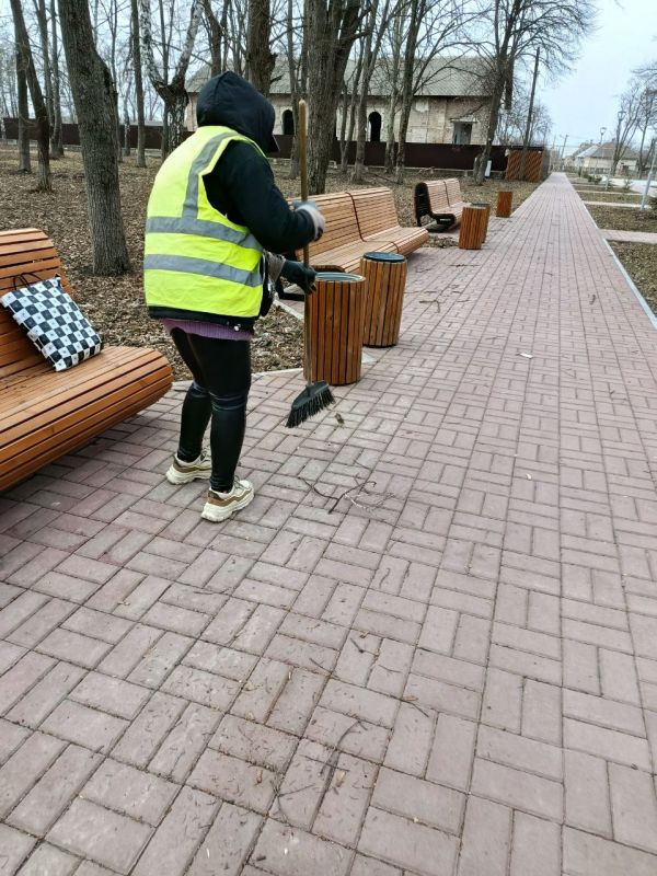 Волноваха встречает весну: город просыпается в чистоте Волноваха встречает весну: город просыпается в чистоте