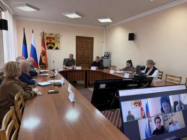 В Шахтерском округе провели очередное заседание Штаба по вопросам охраны здоровья граждан