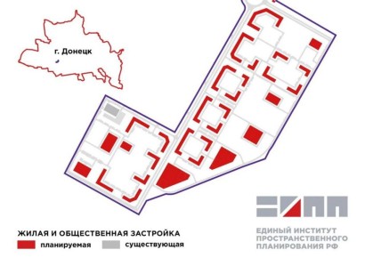 В Кировском районе Донецка вдоль улицы Пинтера построят современные жилые дома и соцобъекты
