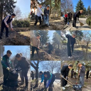 В Кировском внутригородском районе продолжаются субботники