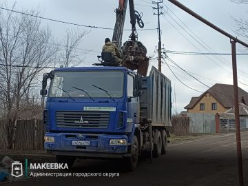 Ликвидация стихийных свалок в Макеевке продолжается