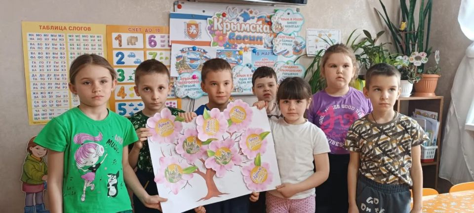 18 марта в образовательных учреждениях ДНР прошли мероприятия, приуроченные ко Дню воссоединения Крыма с Россией 18 марта в образовательных учреждениях ДНР прошли мероприятия, приуроченные ко Дню воссоединения Крыма с Россией