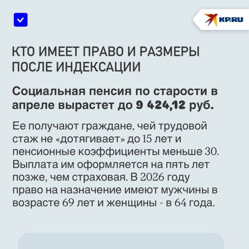 Как вырастут социальные и государственные пенсии в ДНР с 1 апреля 2026 года: размеры выплат после индексации Как вырастут социальные и государственные пенсии в ДНР с 1 апреля 2026 года: размеры выплат после индексации