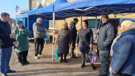 Начальник Марьяновского территориального отдела Николай Пефтиев провел встречу с жителями села Марьяновка