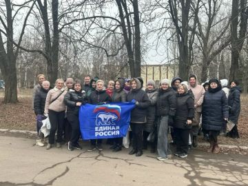 Инициатива Единой России «Донбасс – наш дом» нашла широкий отклик в Калининском районе Горловки