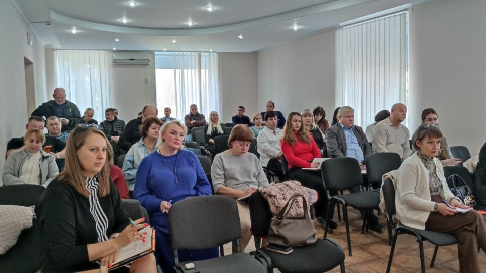 23 марта в Администрации Старобешевского муниципального округа прошло аппаратное совещание с руководителями структурных и территориальных подразделений Администрации округа, учреждений, организаций, предприятий 23 марта в Администрации Старобешевского муниципального округа прошло аппаратное совещание с руководителями структурных и территориальных подразделений Администрации округа, учреждений, организаций, предприятий